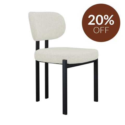 Stuart Dining Chair - Speckle Ecru