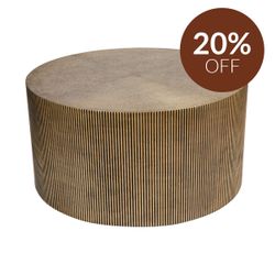 Chadwick Coffee Table - Brass