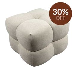 Lesina Stool - Natural Chenille