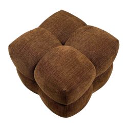 Lesina Stool - Brown Chenille