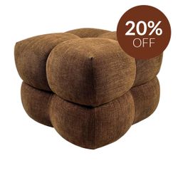 Lesina Stool - Brown Chenille