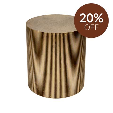 Chadwick Side Table - Brass