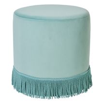 Nemi Stool - Duck Egg Blue Velvet