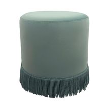 Nemi Stool - Duck Egg Blue Velvet