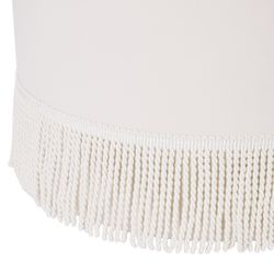 Nemi Stool - Ivory Velvet