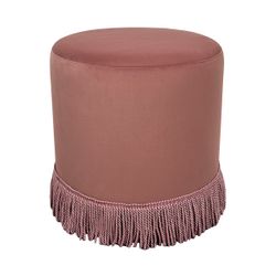 Nemi Stool - Soft Pink Velvet