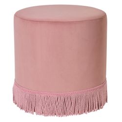 Nemi Stool - Soft Pink Velvet