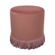 Nemi Stool - Soft Pink Velvet