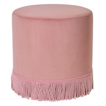 Nemi Stool - Soft Pink Velvet