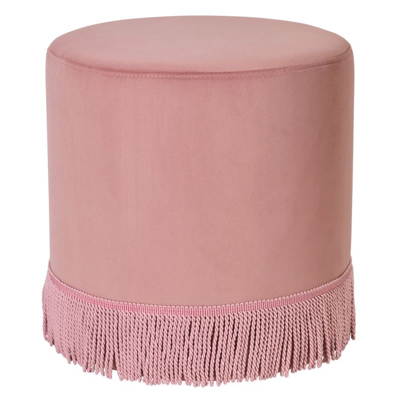 Nemi Stool - Soft Pink Velvet