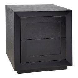 Balmain Tall Bedside Table - Black - OUTLET NSW