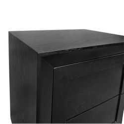 Balmain Tall Bedside Table - Black - OUTLET NSW