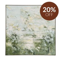 Whimsical Meadow Oil on Canvas Painting