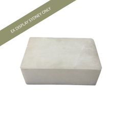 Everly Alabaster Storage Box - Large White - OUTLET NSW