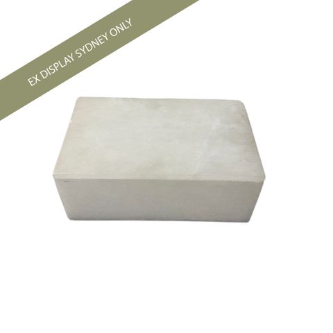 Everly Alabaster Storage Box - Large White - OUTLET NSW