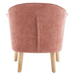 Elsa Occasional Chair - Coral Chenille