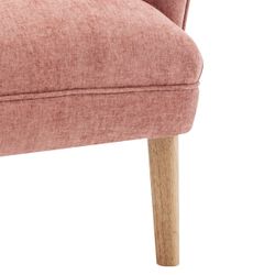 Elsa Occasional Chair - Coral Chenille