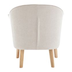 Elsa Occasional Chair - Cream Chenille