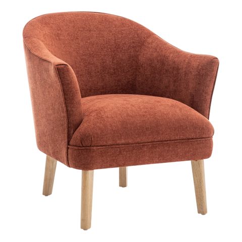 Elsa Occasional Chair - Terracotta Chenille