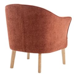 Elsa Occasional Chair - Terracotta Chenille