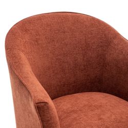 Elsa Occasional Chair - Terracotta Chenille