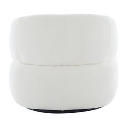 Greenwich Swivel Occasional Chair - Ivory Chenille