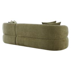 Greenwich 3 Seater Sofa w Right Chaise - Sage Chenille