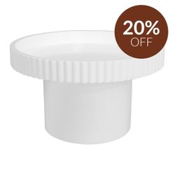 Blythe Footed Bowl - Large White