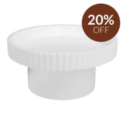 Blythe Footed Bowl - Small White
