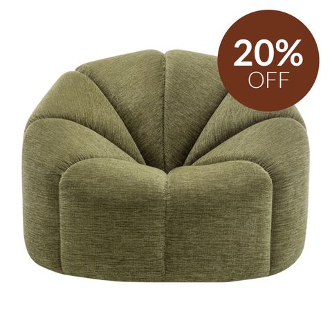 Avalon Occasional Chair - Olive Chenille