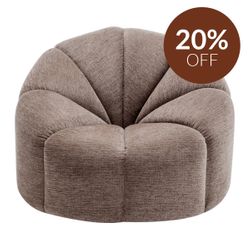 Avalon Swivel Occasional Chair - Mink Chenille