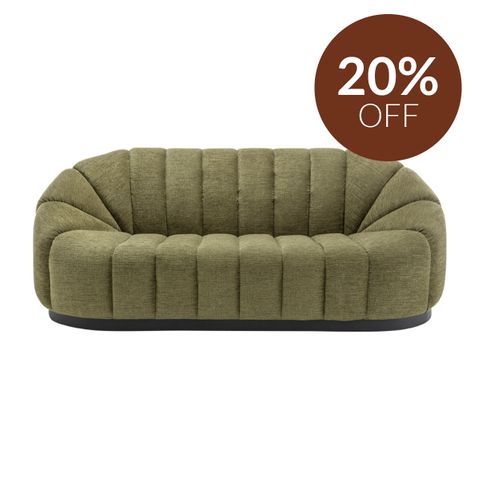 Avalon 2.5 Seater Sofa - Olive Chenille