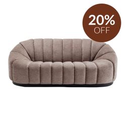 Avalon 2.5 Seater Sofa - Mink Chenille