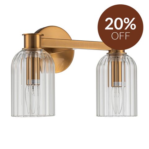 Charlize Wall Sconce - Double