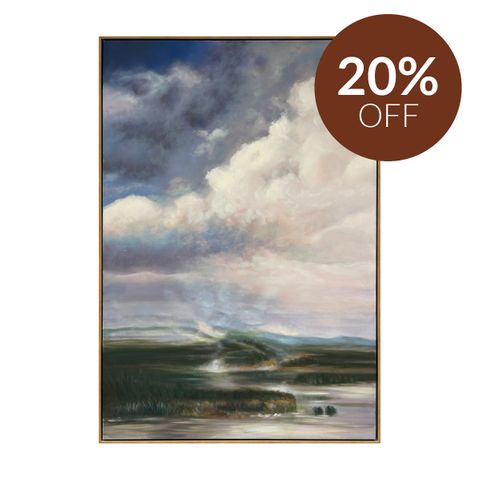 Fresh Air Oil On Canvas Painting