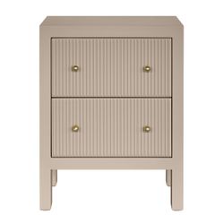 Ariana Bedside Table - Small Beige