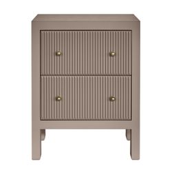 Ariana Bedside Table - Small Taupe