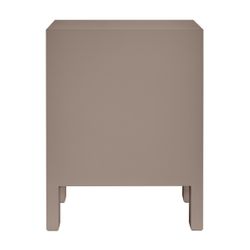 Ariana Bedside Table - Small Taupe