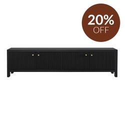 Ariana Entertainment Unit - Large Black