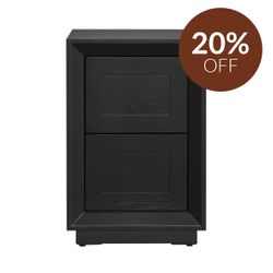 Balmain Bedside Table - Petite Black