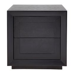 Balmain Tall Bedside Table - Black