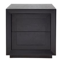 Balmain Tall Bedside Table - Black