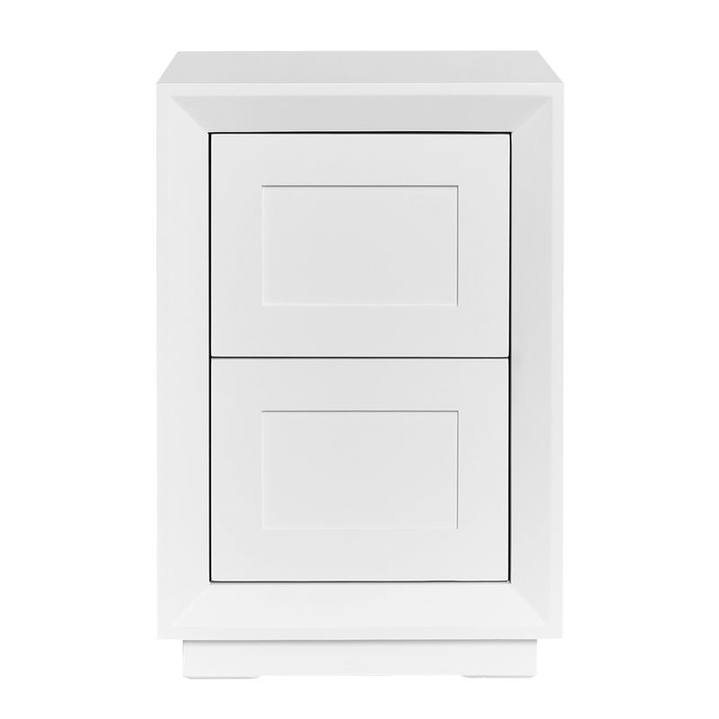 Balmain Bedside Table - Petite White
