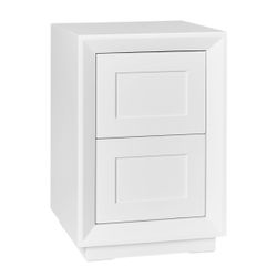 Balmain Bedside Table - Petite White