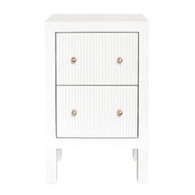 Ariana Bedside Table - Petite White