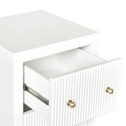 Ariana Bedside Table - Petite White