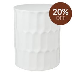 Siena Side Table - White