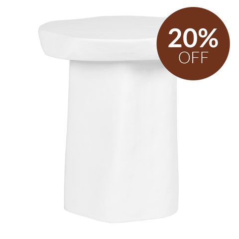 Sorrento Side Table - White