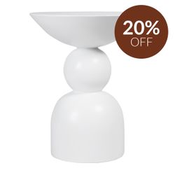 Ravello Side Table - White