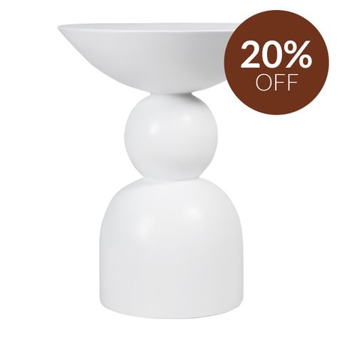 Ravello Side Table - White
